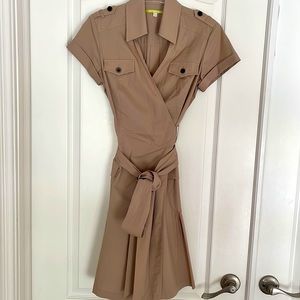 Gianni Bini safari style wrap dress.